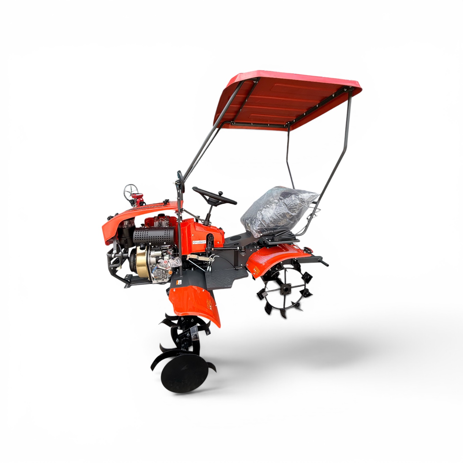 Minitractor de carga y motoazada Diesel Kama 15 hp - Imagen 2